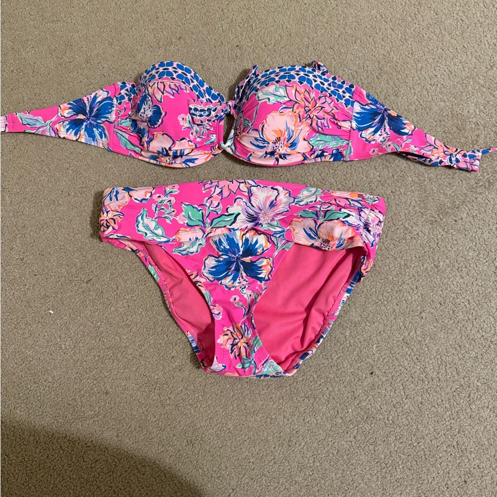 Floral Pink Bikini Set